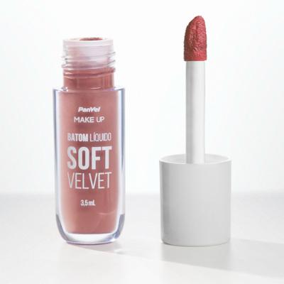 Batom Líquido Soft Velvet Nude Elegante Panvel Make Up 3,5ml