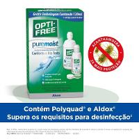 Kit Solução Para Lentes Opti-free Puremoist 300ml Grátis Frasco 120ml - 4