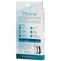 Meia Compressão 170 Traveno Panturrilha Unisex Ponteira Fechada Grande Preta - 3