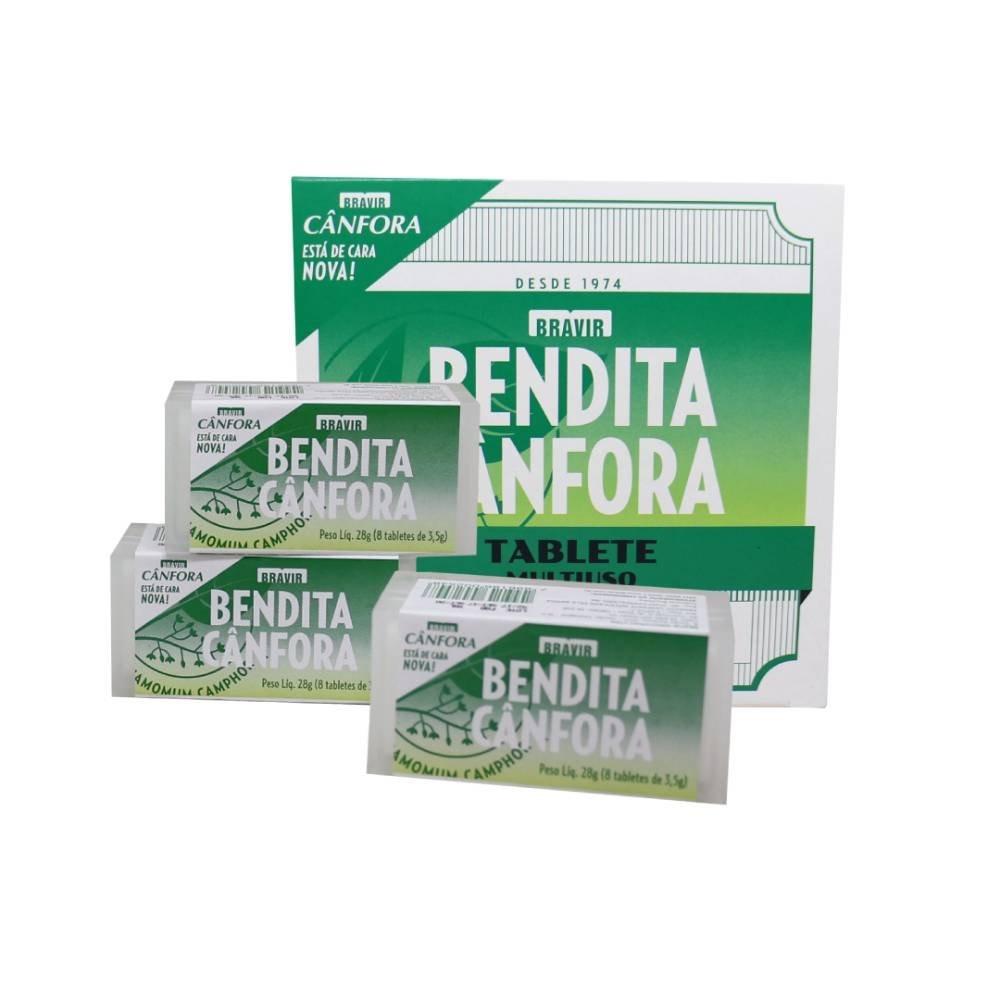Bendita Cânfora Bravir Tablete 28g - 1