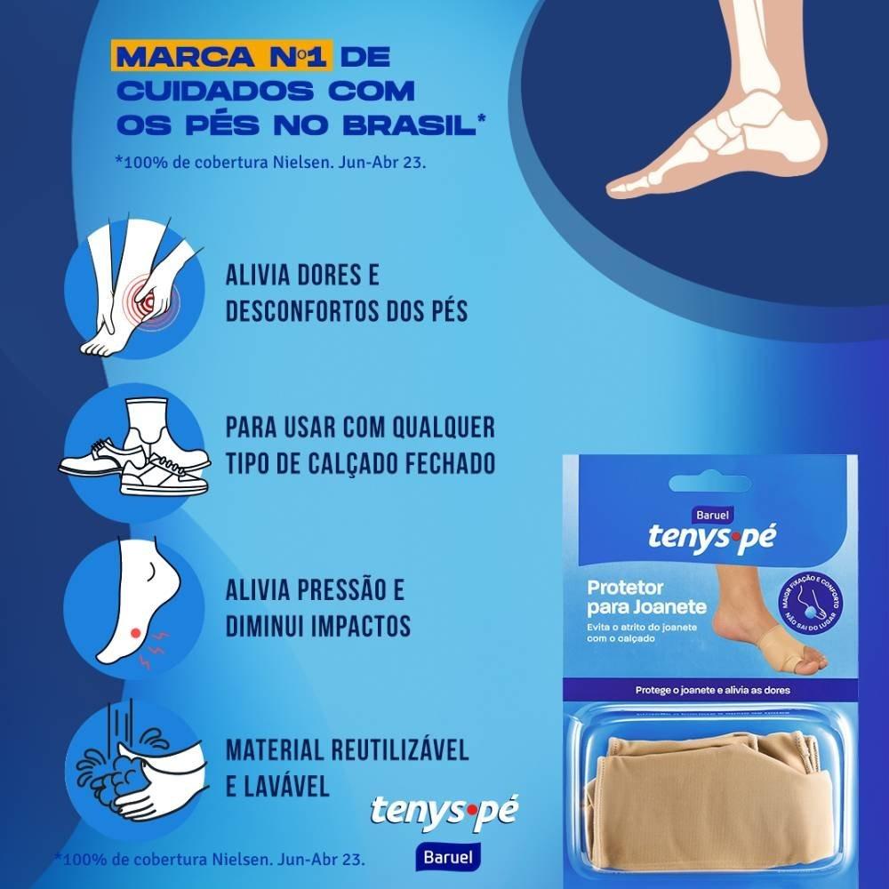 Luva Protecao Joanetes Tenys Pe Baruel 39 - 43 - 2