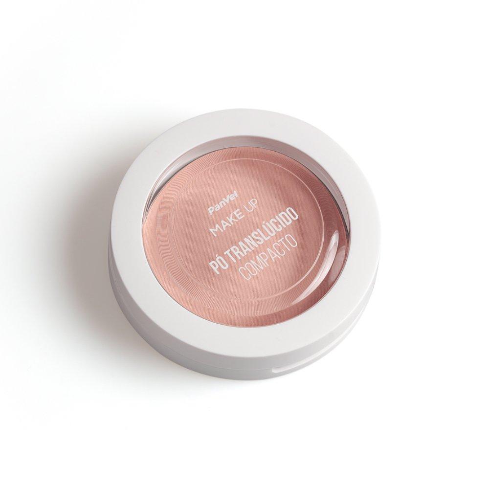 Pó Facial Translúcido Compacto Rosa Panvel Make Up - 2