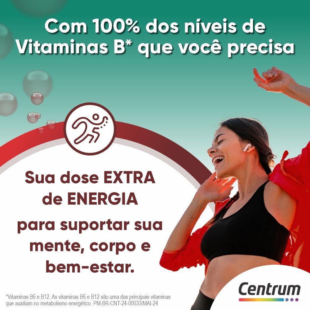 Centrum Pó Efervescente Energia Sabor Guaraná Com Vitamina B12 E B6 + Magnésio Sachê 5g - 2