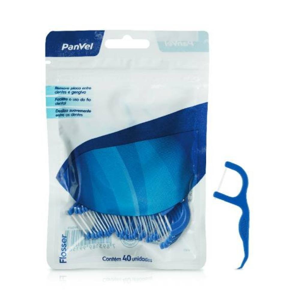 Fio Dental Flossers Panvel 40 Unidades - 1