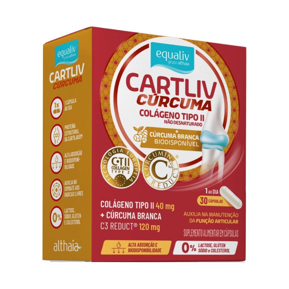 Colágeno Tipo Ii Equaliv Cartliv Cúrcuma 30 Cápsulas - 1