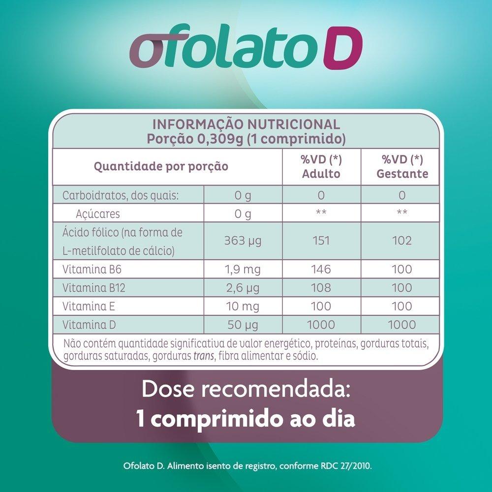 Ofolato D 2000ui Com 90 Comprimidos - 4
