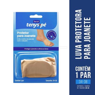 Luva Protecao Joanetes Tenys Pe Baruel 34 - 38