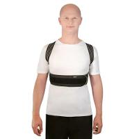 Corretor Postural Com Ajuste Triplo Mercur Preto P - 4