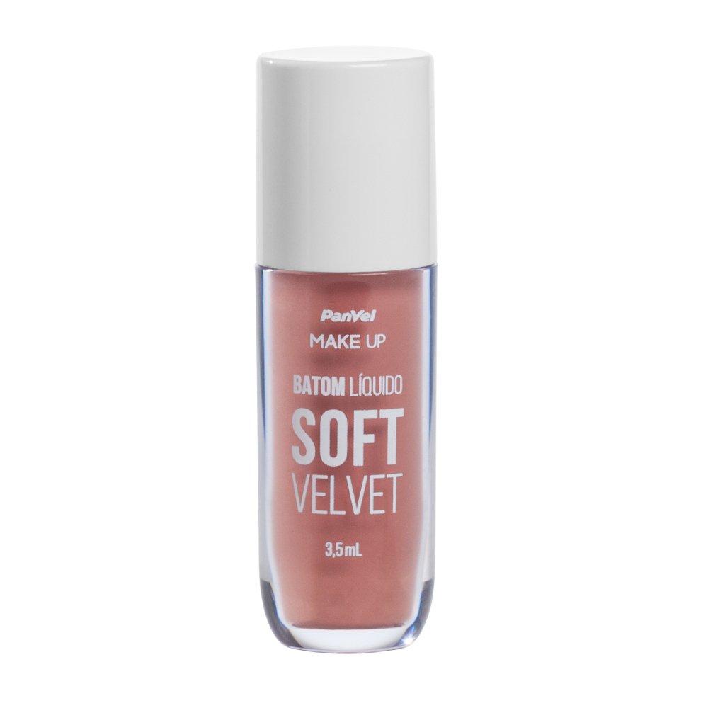 Batom Líquido Soft Velvet Rosa Poderoso Panvel Make Up 3,5ml - 1