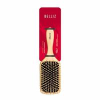 Escova De Cabelo Belliz Madeira Racket - 1