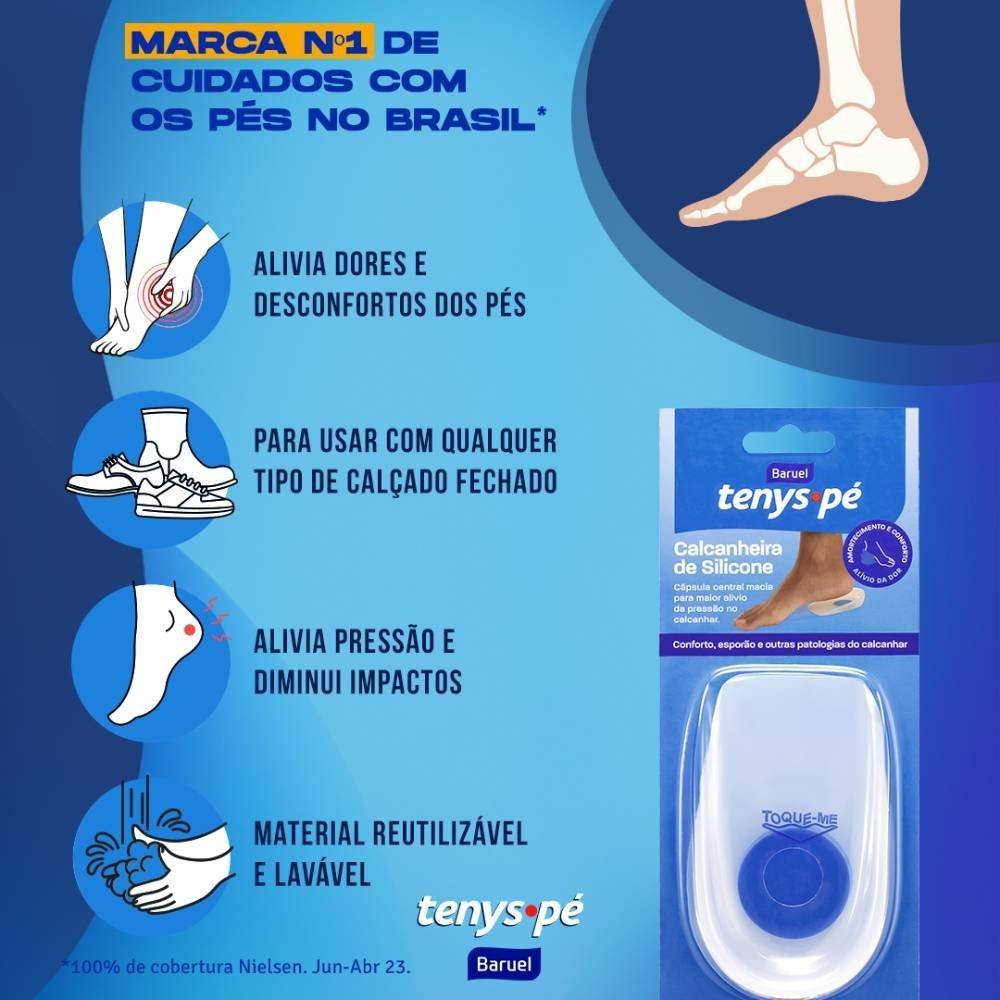Calcanheira Silicone Tenys Pe Baruel 39 - 43 - 2