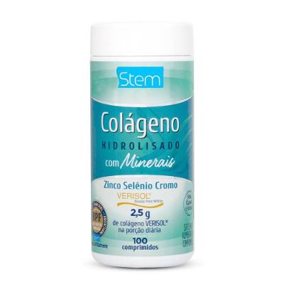 Colágeno Verisol 2,5g Stem + Minerais 100 Cápsulas