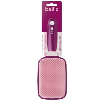 Escova De Cabelo Belliz Flex Raquete Cassis