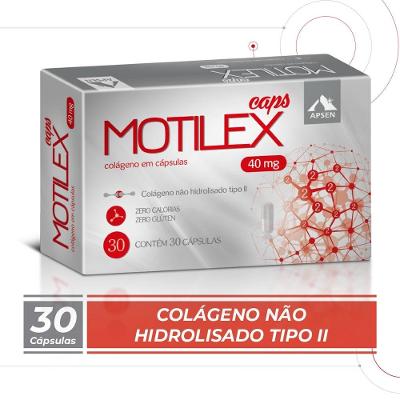 Colágeno Tipo Ii Não Hidrolisado Motilex Caps Com 30 Cápsulas Apsen