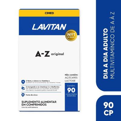 Multivitamínico Lavitan Az Original Com 90 Comprimidos