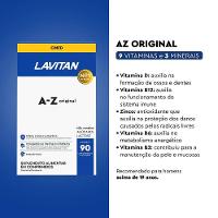 Multivitamínico Lavitan Az Original Com 90 Comprimidos - 4