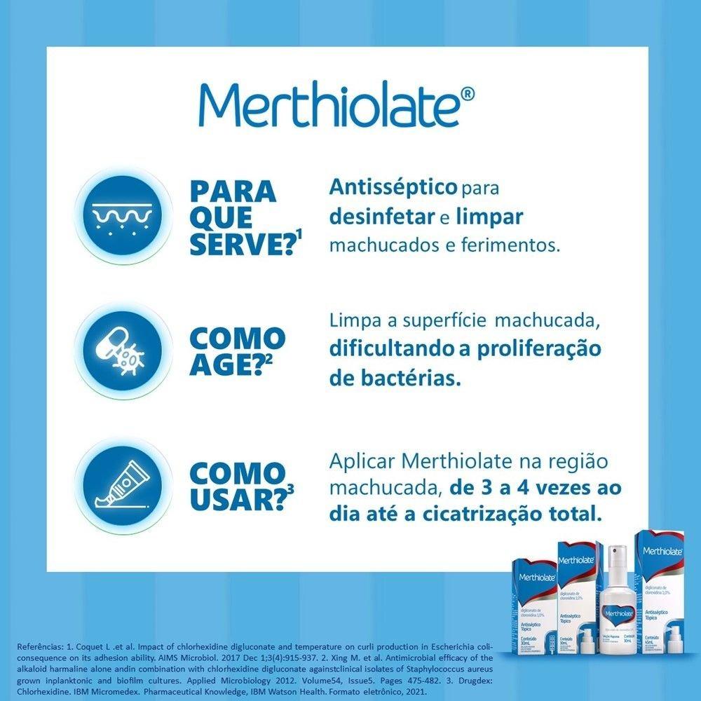 Antisseptico Merthiolate Spray 45ml - 3