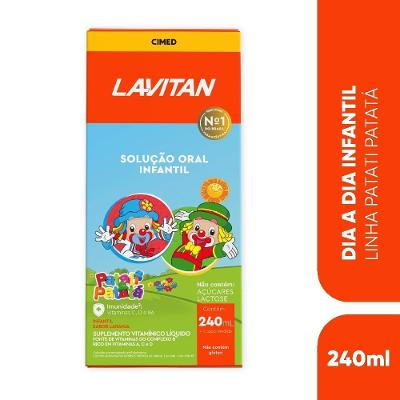 Multivitamínico Infantil Lavitan Solução Oral Sabor Laranja Com 240ml