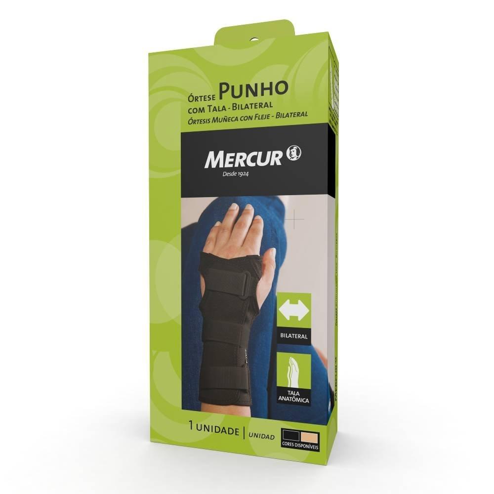 Órtese Para Punho Com Tala Mercur Bilateral M - 1