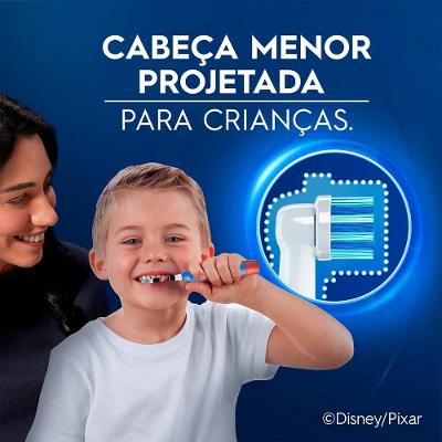 Escova Dental Elétrica Infantil Oral-b Carros Pilha