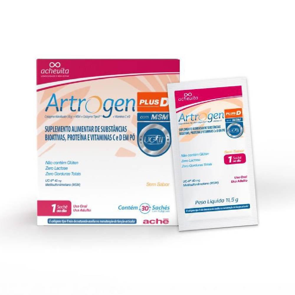 Colageno Tipo Ii Artrogen Plus D Em Pó 30 Saches - 2