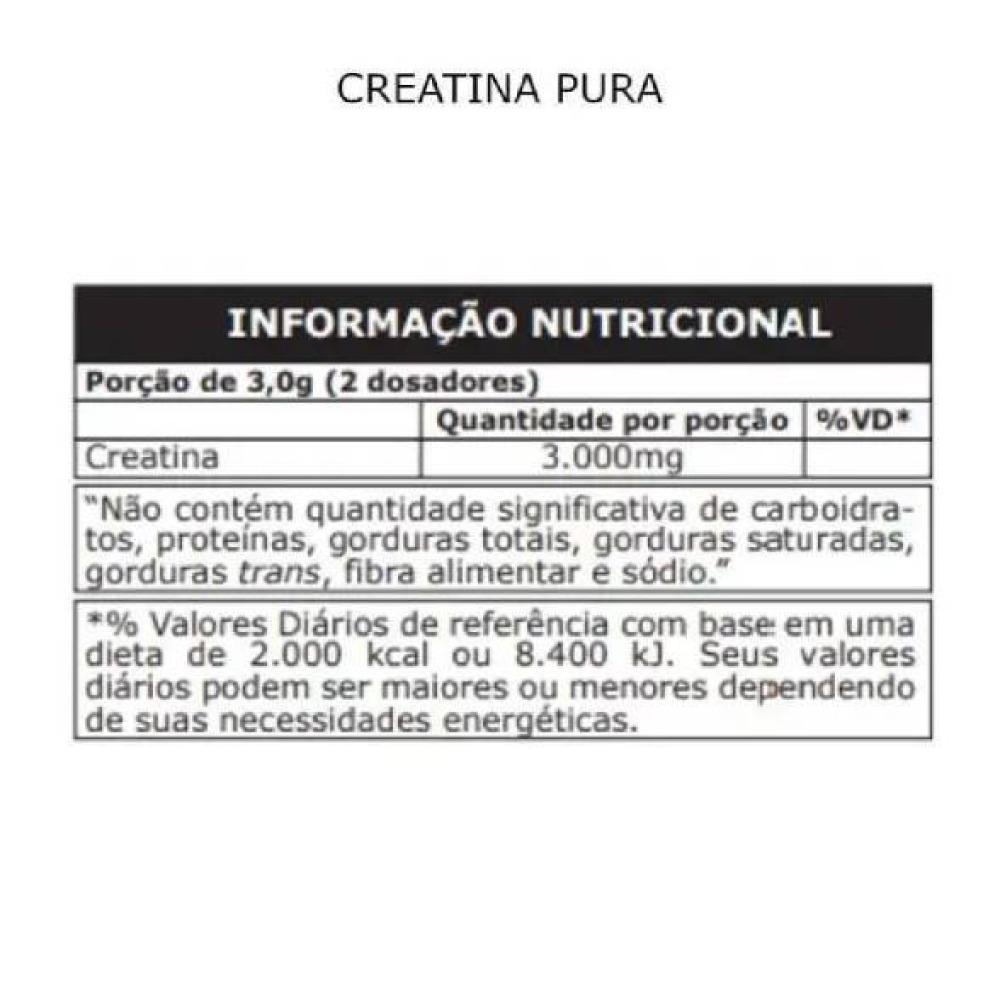 Creatina Pura Probiótica Pote 300g - 2