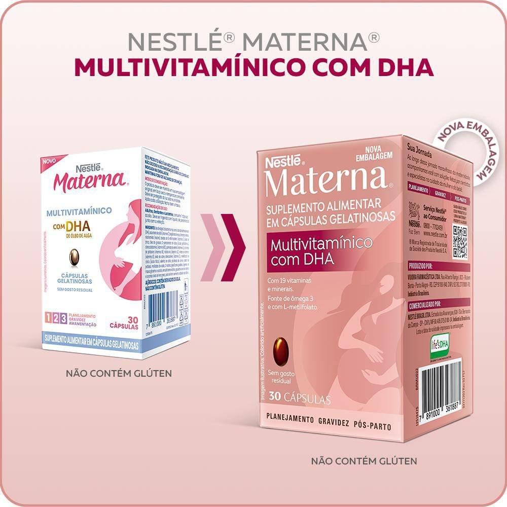 Suplemento Alimentar Materna Multivitamínico Com Dha 30 Unidades - 2