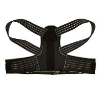 Corretor Postural Com Ajuste Triplo Mercur Preto M - 2