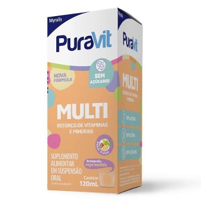 Puravit Multi Myralis Sabor Tutti-frutti 120ml