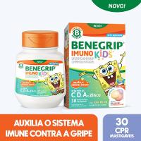 Suplemento Alimentar Benegrip Imuno Kids Sabor Frutas Com Mel 30 Comprimidos Mastigáveis - 2