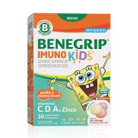 Suplemento Alimentar Benegrip Imuno Kids Sabor Frutas Com Mel 30 Comprimidos Mastigáveis - 4