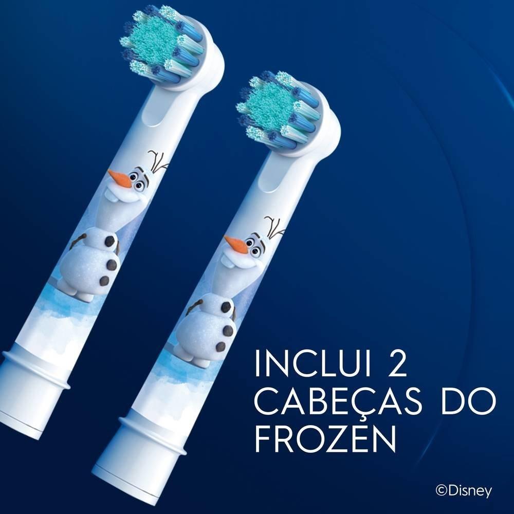 Refil Para Escova Elétrica Infantil Oral-b Frozen 2 Unidades - 4