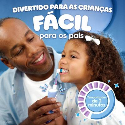 Escova Dental Elétrica Infantil Oral-b Frozen Bivolt