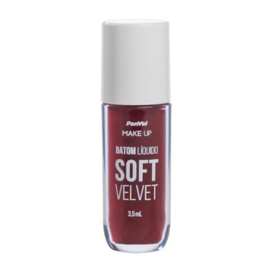 Batom Líquido Soft Velvet Vinho Icônico Panvel Make Up 3,5ml