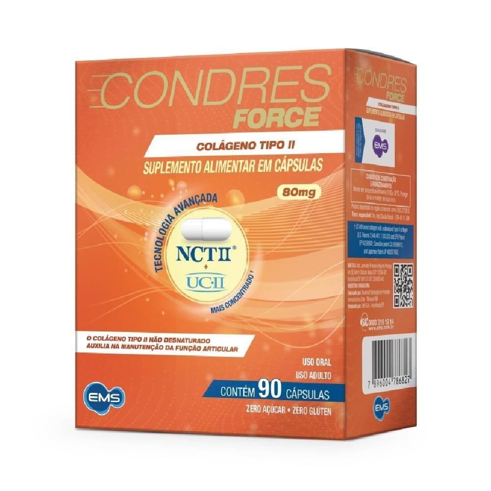Colágeno Condres Force Colágeno Uc-ii + Nct-ii 90 Cápsulas - 1