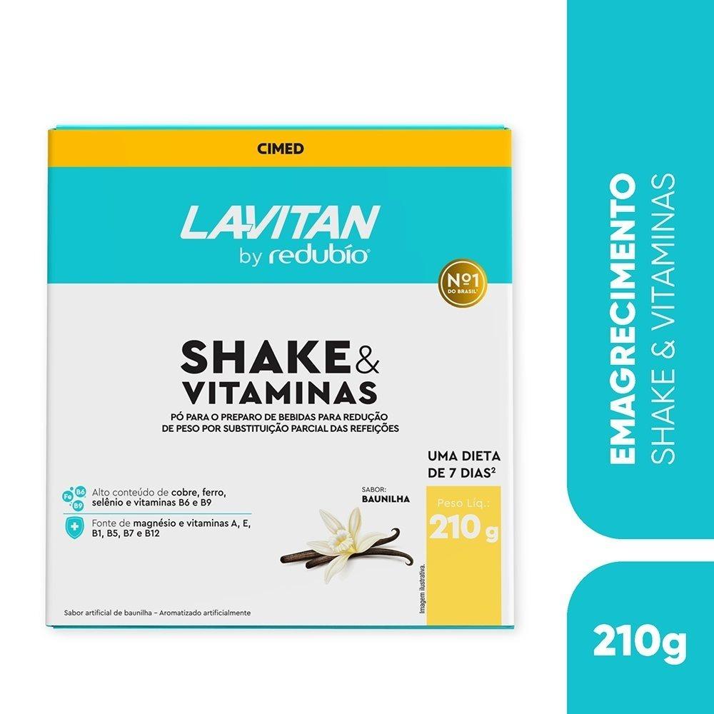 Shake Para Redução De Peso Lavitan By Redubío Baunilha 210g - 1