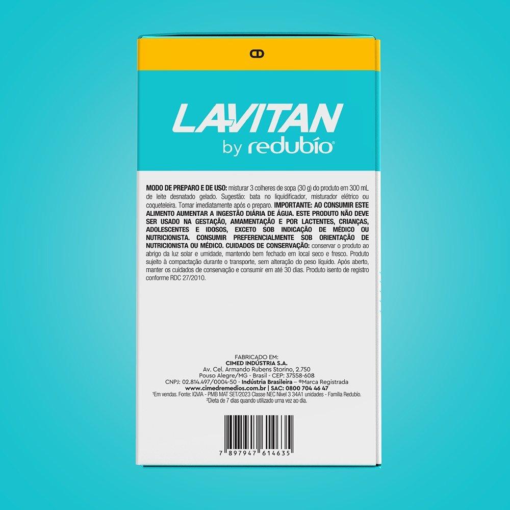 Kit Lavitan By Redubío Shake Para Redução De Peso Chocolate + Morango + Baunilha 630g - 4