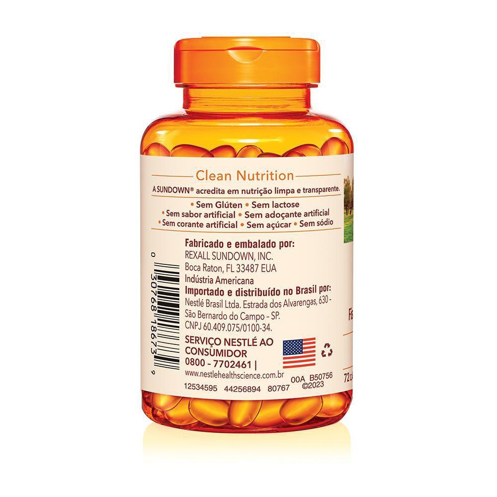 Suplemento Alimentar Sundown Ômega 3 Odorless 72 Cápsulas - 4