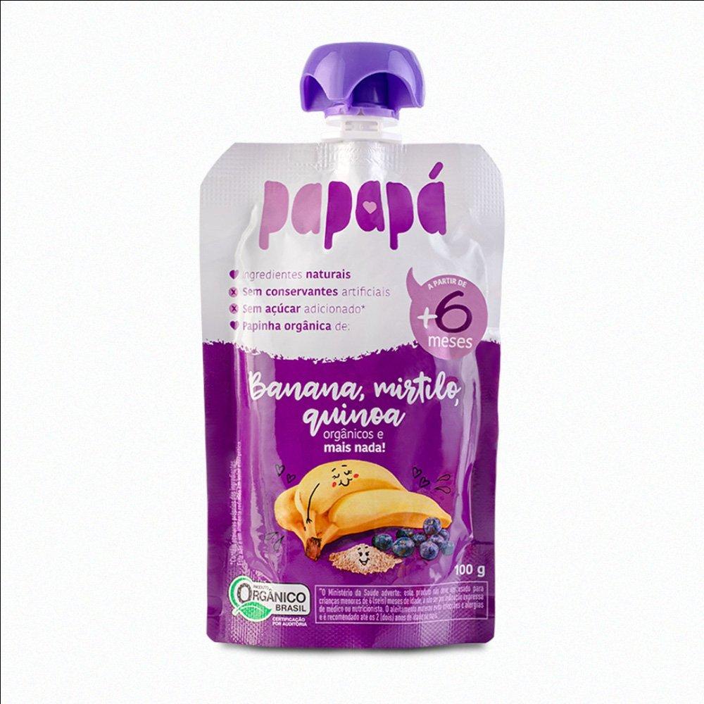 Papinha Papapá Banana, Mirtilo E Quinoa 100g - 1