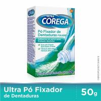 Fixador De Dentadura Em Pó Ultra Corega Com Fixação O Dia Todo 50g - 1