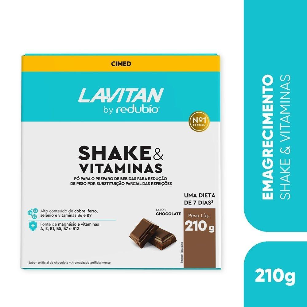 Shake Para Redução De Peso Lavitan By Redubío Chocolate 210g - 1