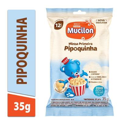 Mucilon Snack Pipoquinha Milho 35g
