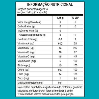 Suplemento Alimentar Nouve Biotin 30 Cápsulas