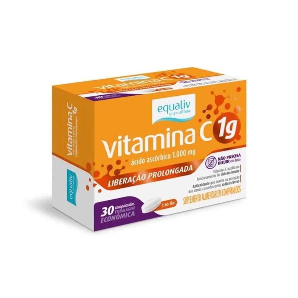 Equaliv Vitamina C 1g 30 Comprimidos - 1