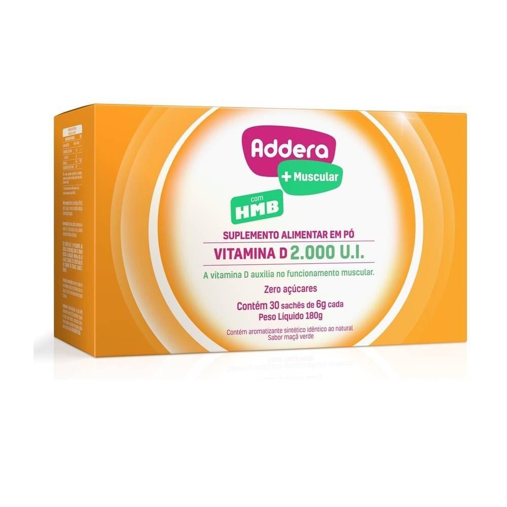 Vitamina D Addera + Muscular Hmb 2.000 Ui 30 Sachês - 2
