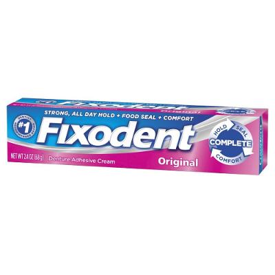 Creme Fixador De Dentadura Fixodent Original 68g