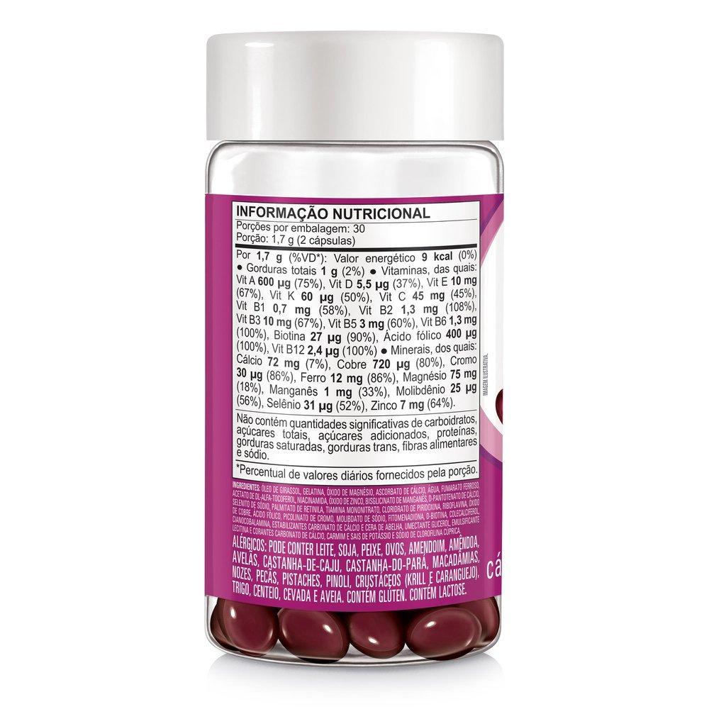 Suplemento Alimentar Nutren A-z Mulher 60 Cápsulas - 3