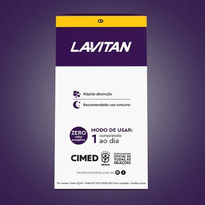 Melatonina Lavitan Maracujá 90 Comprimidos Mastigáveis