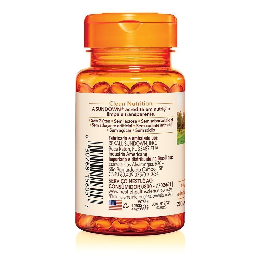 Suplemento Alimentar Sundown Vitamina D 2.000 Ui 200 Cápsulas - 3