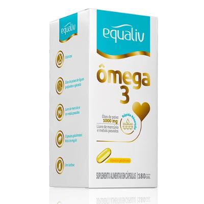 Ômega 3 Equaliv 1000mg 180 Cápsulas Gel